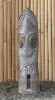 Artikelbild 1 des Artikels “Tiki Polynesische Statue aus Kokosnussholz, ca. 80cm hoch mit schwarzer und weißer Farbe “